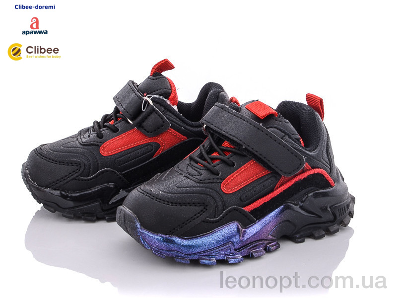 Кросівки Clibee-Doremi C78-1 black-red