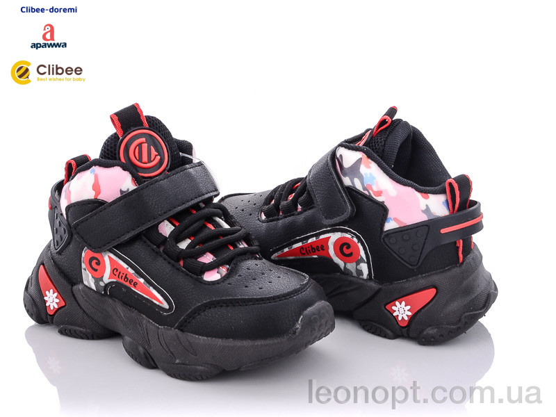 Кросівки Clibee-Doremi C79-1 black-red