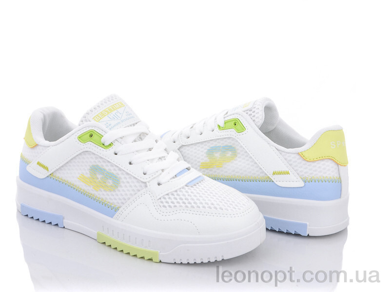 Кросівки Violeta 203-33 white-yellow