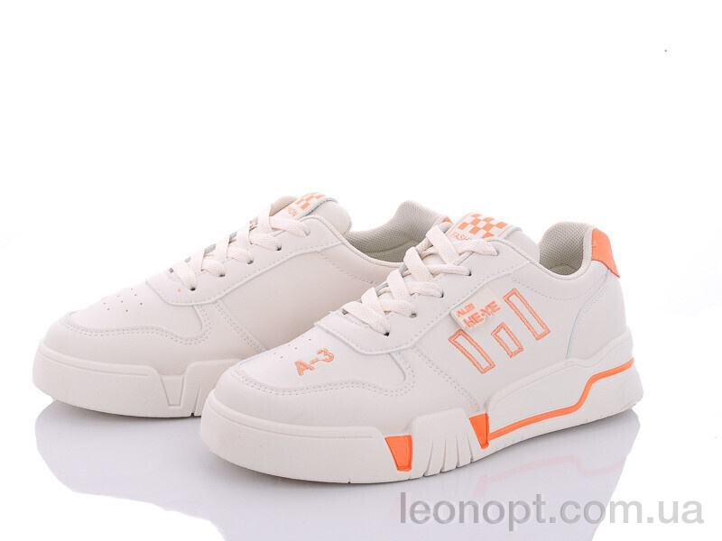 Кросівки Violeta 149-12 beige-orange