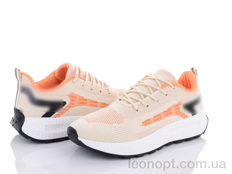Кросівки Violeta 143-28 beige-orange