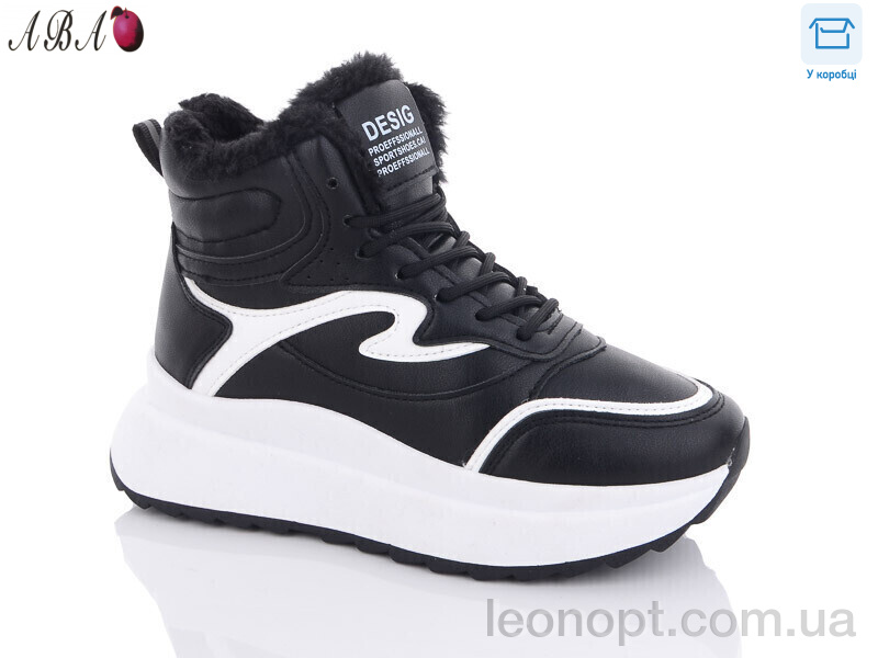Черевики Aba JP31 black-white