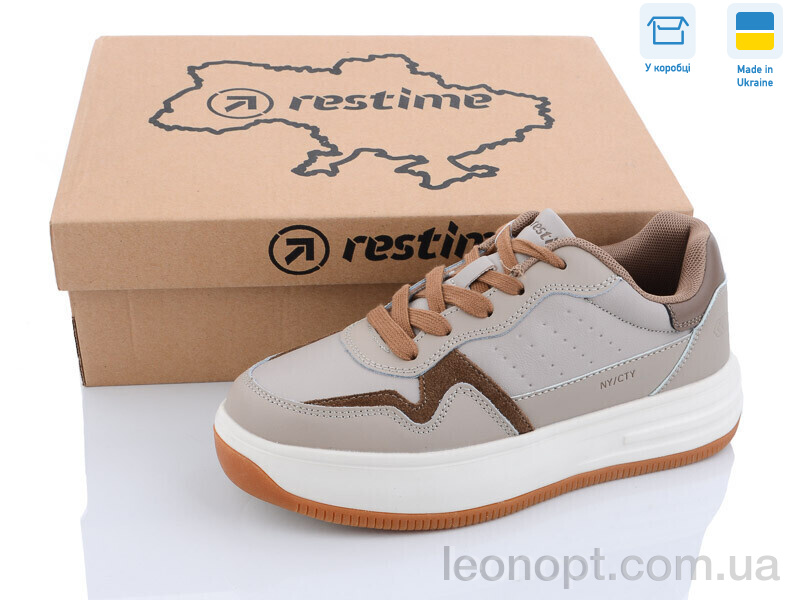 Кросівки Restime AWO23302 brown