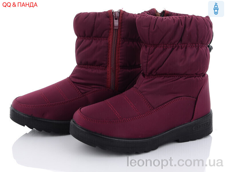 Дутики QQ shoes D21R141 bordo