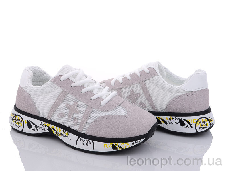 Кроссовки Violeta 149-14 white-grey