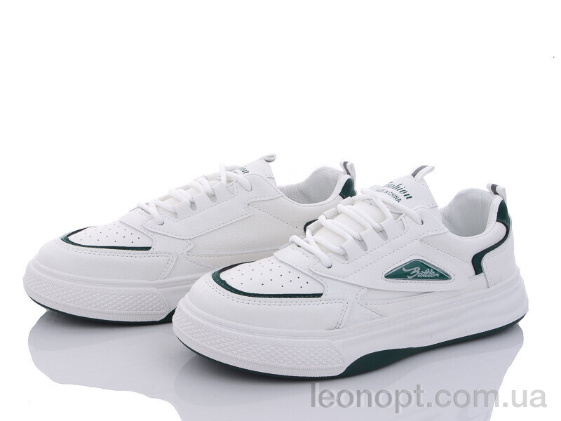 Кроссовки Violeta 186-21 white-green