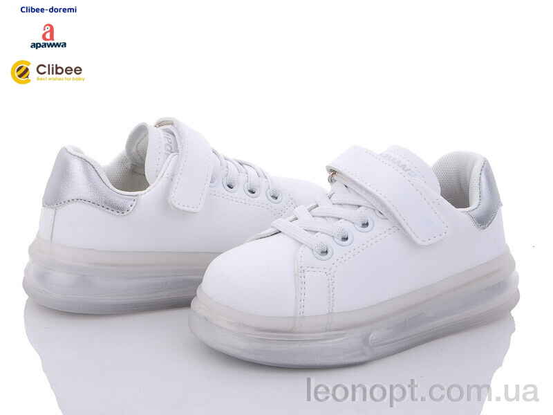 Кросівки Clibee-Doremi TG-01-2 white-silver