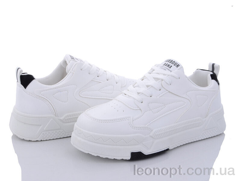 Кроссовки Violeta 45-96 white-black