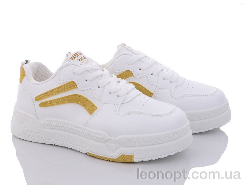 Кроссовки Violeta 45-95 white-yellow