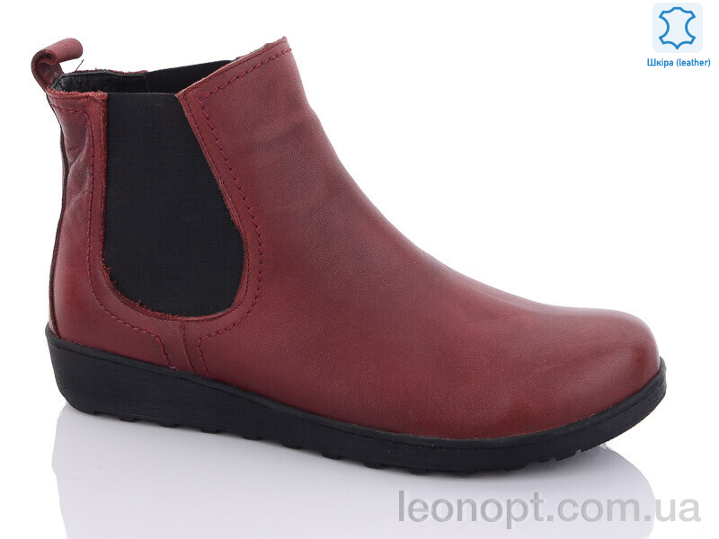 Черевики SHERLOCK SOON 16-814 bordo