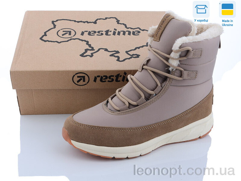 Черевики Restime TWZ23236 beige