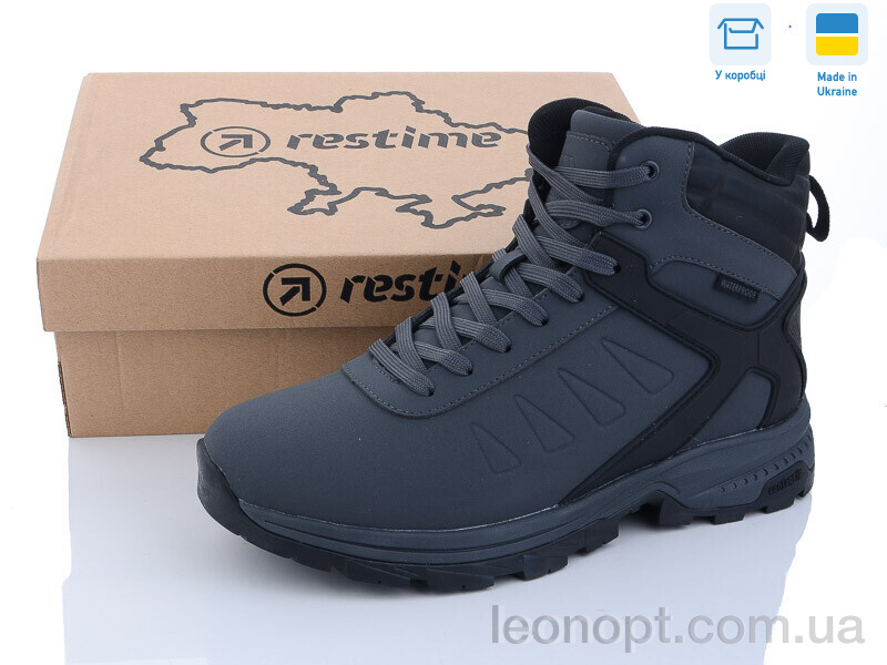 Черевики Restime PMZ23508 grey