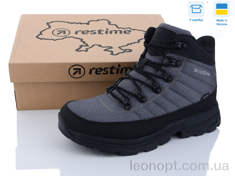 Черевики Restime PMZ23255 grey