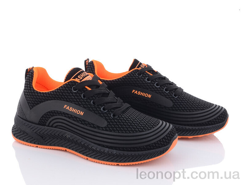 Кроссовки Violeta 197-141 black-orange