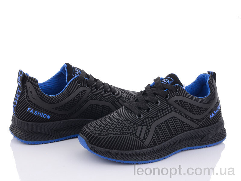 Кроссовки Violeta 197-143 black-blue
