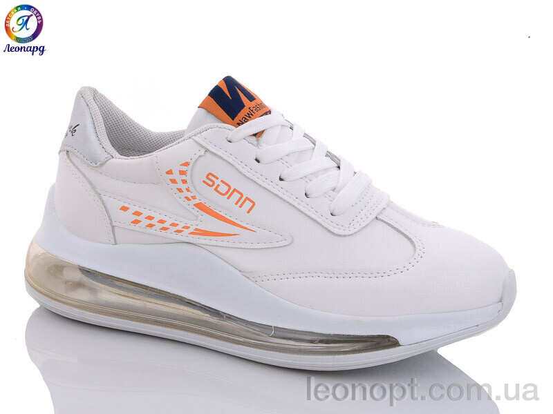Кросівки Леопард A6213 white-orange