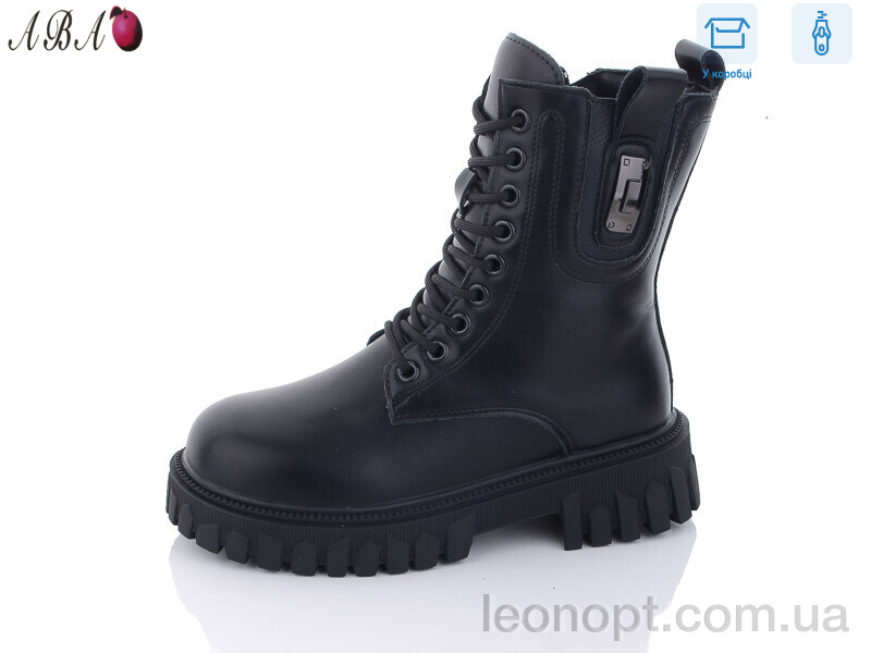 Черевики Aba 5223 black