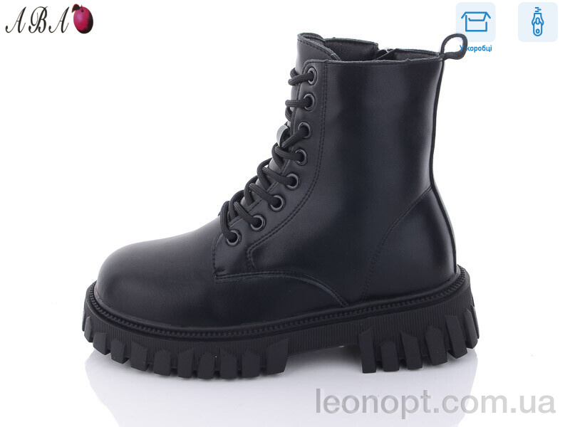 Черевики Aba 5235 black ч.