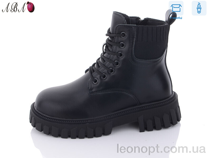 Черевики Aba 5236 black