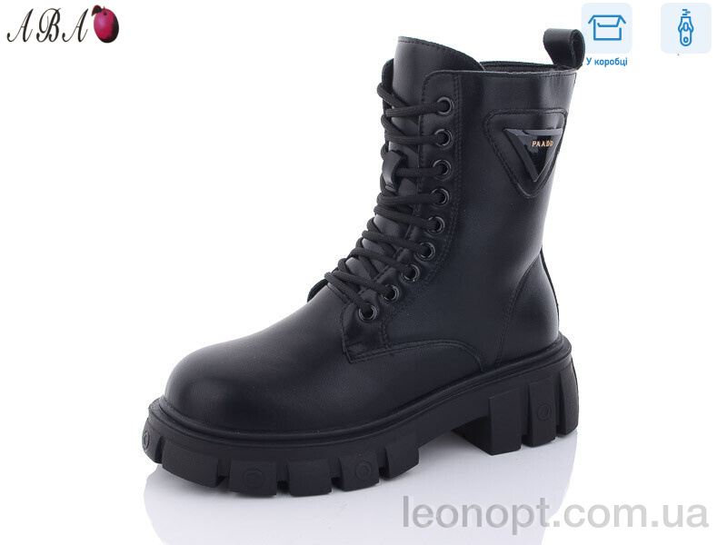 Черевики Aba 5233 black