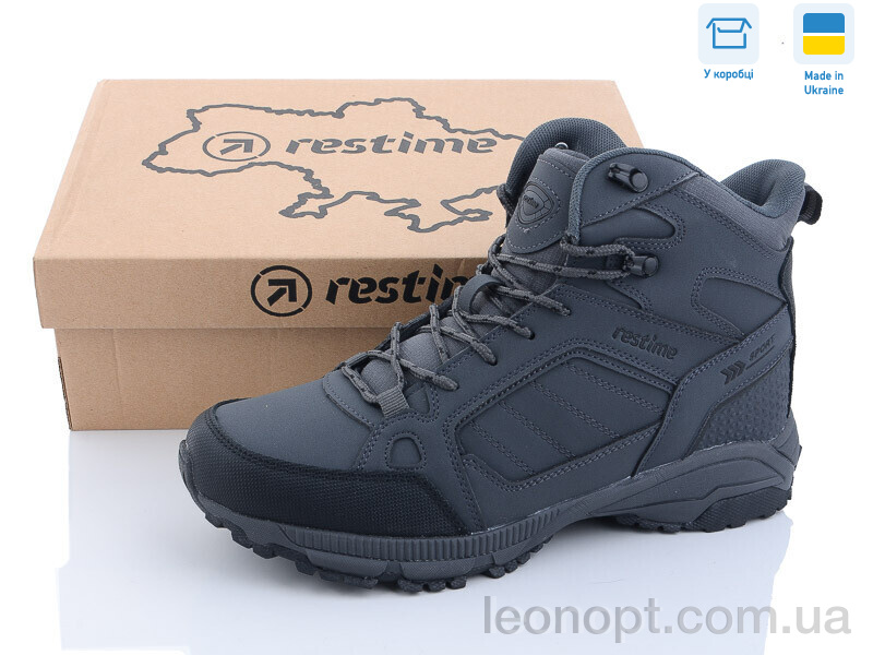 Черевики Restime PMZ23606 grey