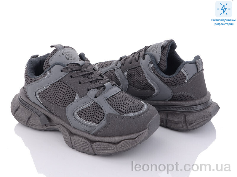 Кроссовки Violeta 136-25 grey світловідбивач