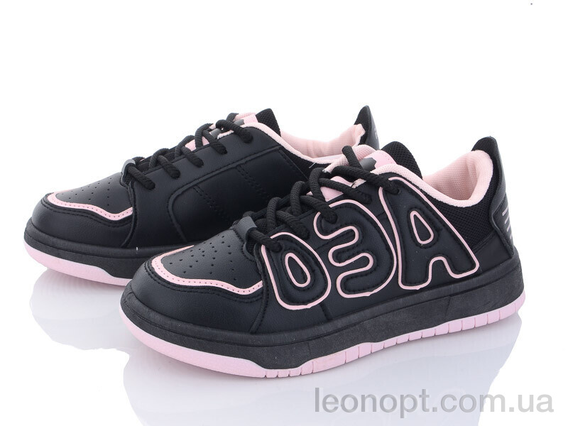 Кроссовки Violeta 182-28 black-pink