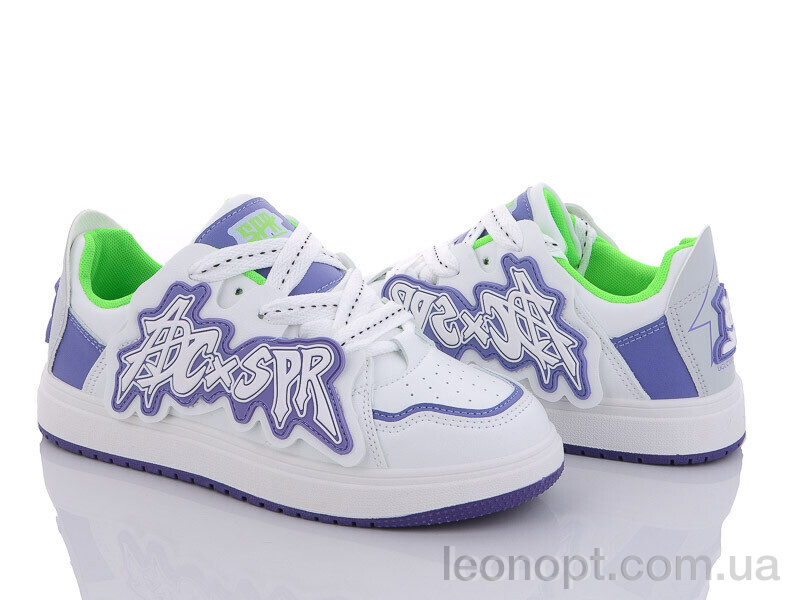 Кроссовки Violeta 186-26 white-purple