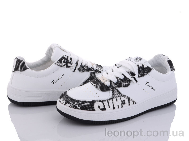 Кроссовки Violeta 9-796 white-black