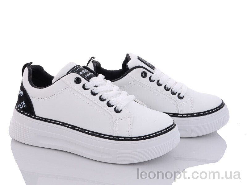 Кроссовки Violeta 9-795 white-black