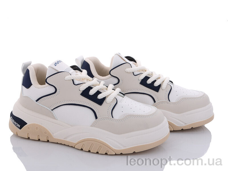 Кроссовки Violeta 149-35 white-beige