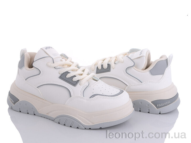 Кроссовки Violeta 149-35 white-grey
