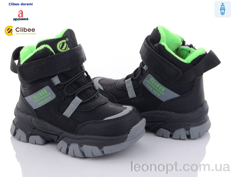 Черевики Clibee-Doremi HA505 black-green