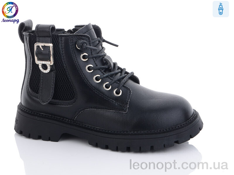 Черевики Леопард 9010 black