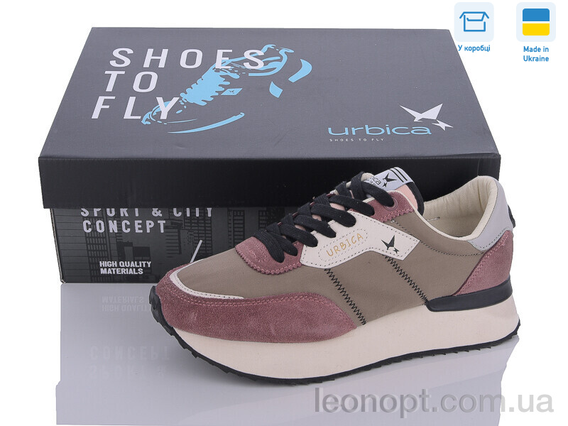 Кросівки Restime UWB24096 broze-pink