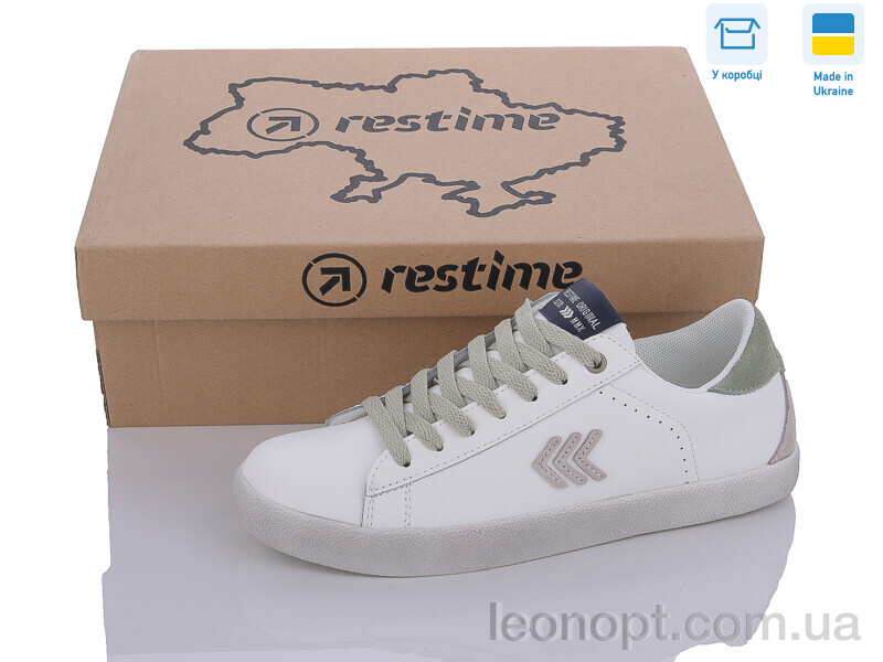 Кросівки Restime JWB24037 white-olive
