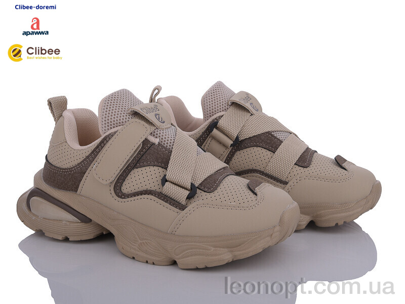 Кросівки Clibee-Doremi LC948 khaki-beige
