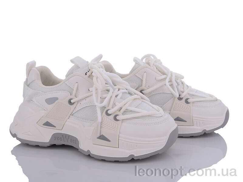 Кроссовки Violeta 182-30 white-grey