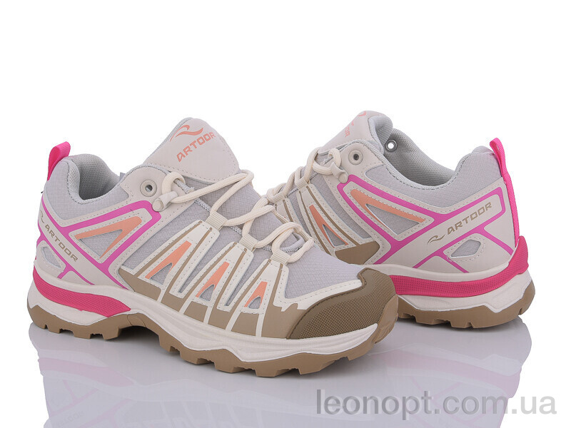 Кроссовки Violeta 149-32 beige-pink