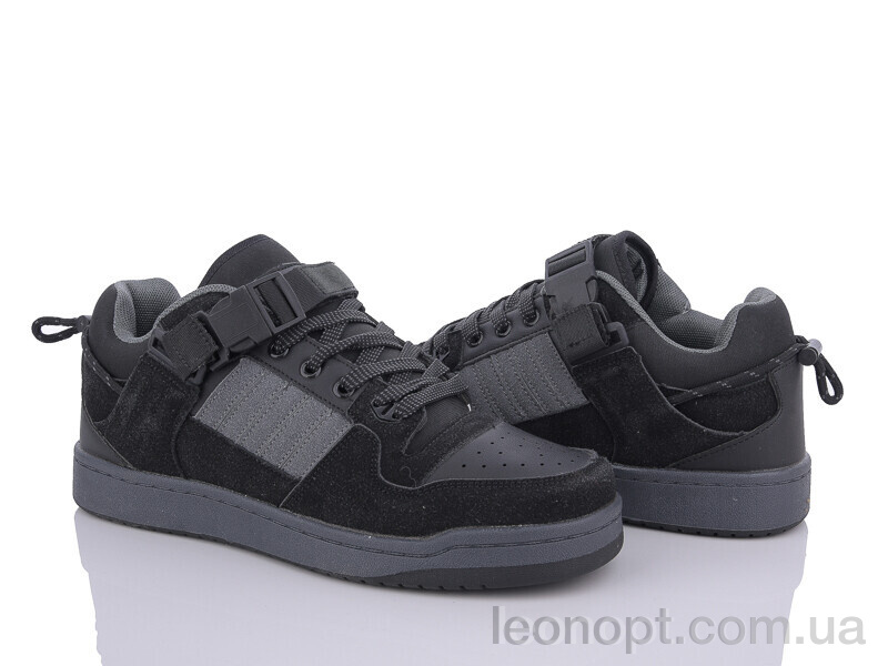Кроссовки Violeta 188-6 black-grey