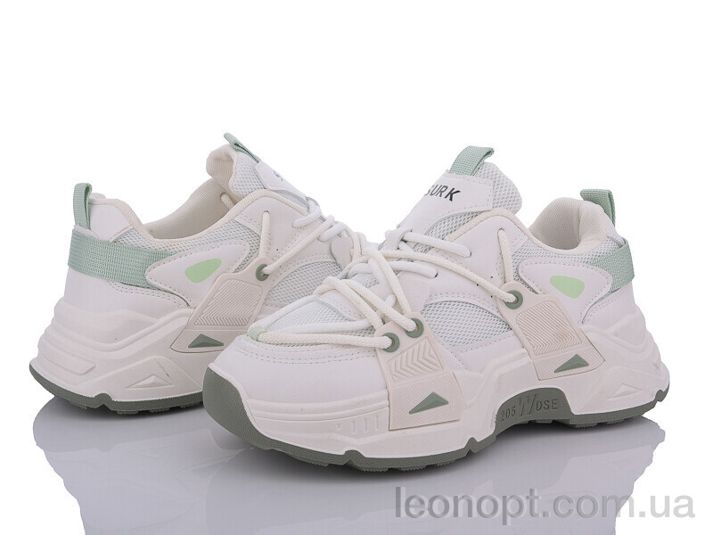 Кроссовки Violeta 182-30 white-green