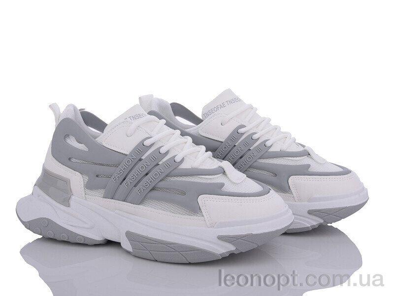 Кроссовки Violeta 149-37 white-grey
