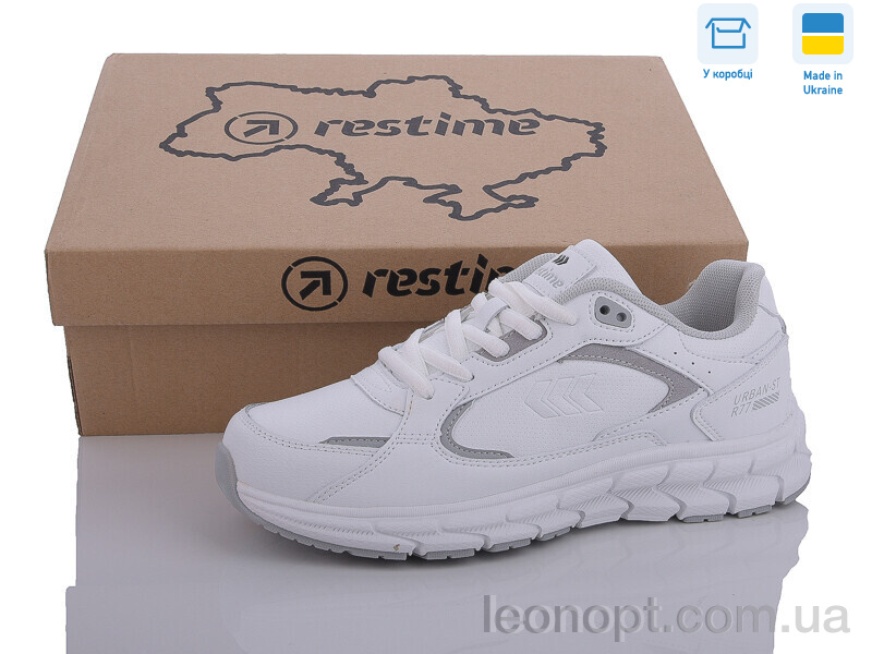 Кроссовки Restime PWB24057 white-grey
