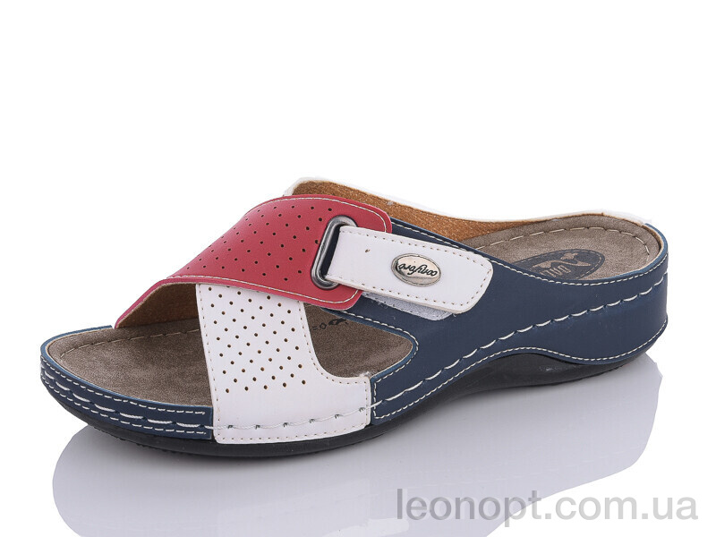 Шлепки Sali-2 106 white-red