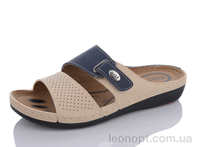 Шлепки Sali-2 1409 blue-beige