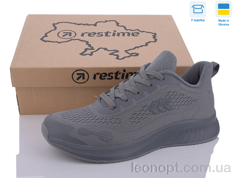 Кросівки Restime WML24003 d.grey