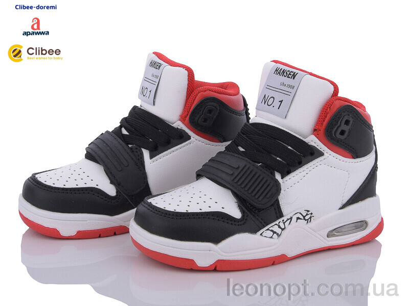 Кросівки Clibee-Doremi LC802 black-red