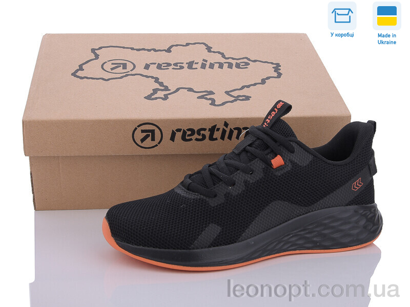 Кроссовки Restime EWL24099 black-orange
