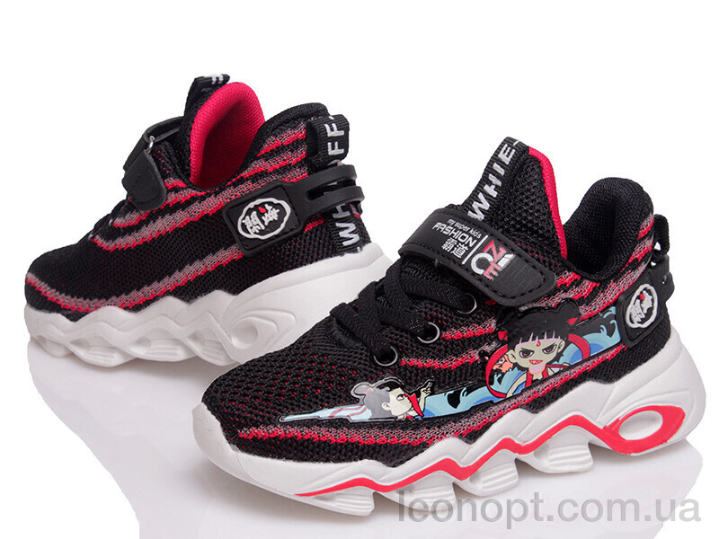 Кросівки Prime-Opt Prime P-NA585 black-red