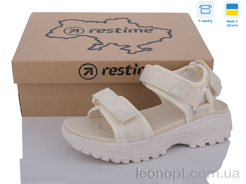 Босоніжки Restime KWL24035 camel